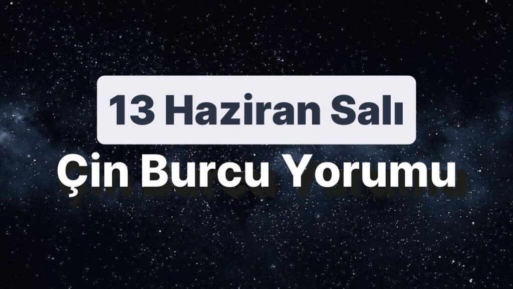 Ulaş Utku Bozdoğan: 13 Haziran Salı Çin Burcuna Nazaran Günün Nasıl Geçecek? 49